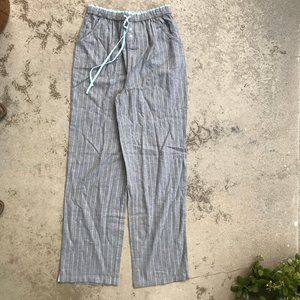 Flannel Pinstriped Lounge Pants